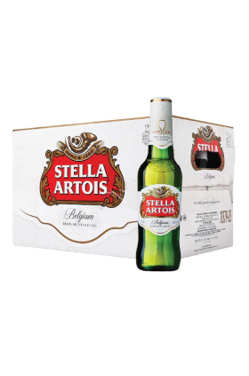 Buy 24 x Stella Artois Longneck Beer Bottle Case 330ml at the best price   Paneco Singapore