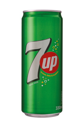 24x Seven Up 7UP drink with lemon and lime flavor 33cl disposable