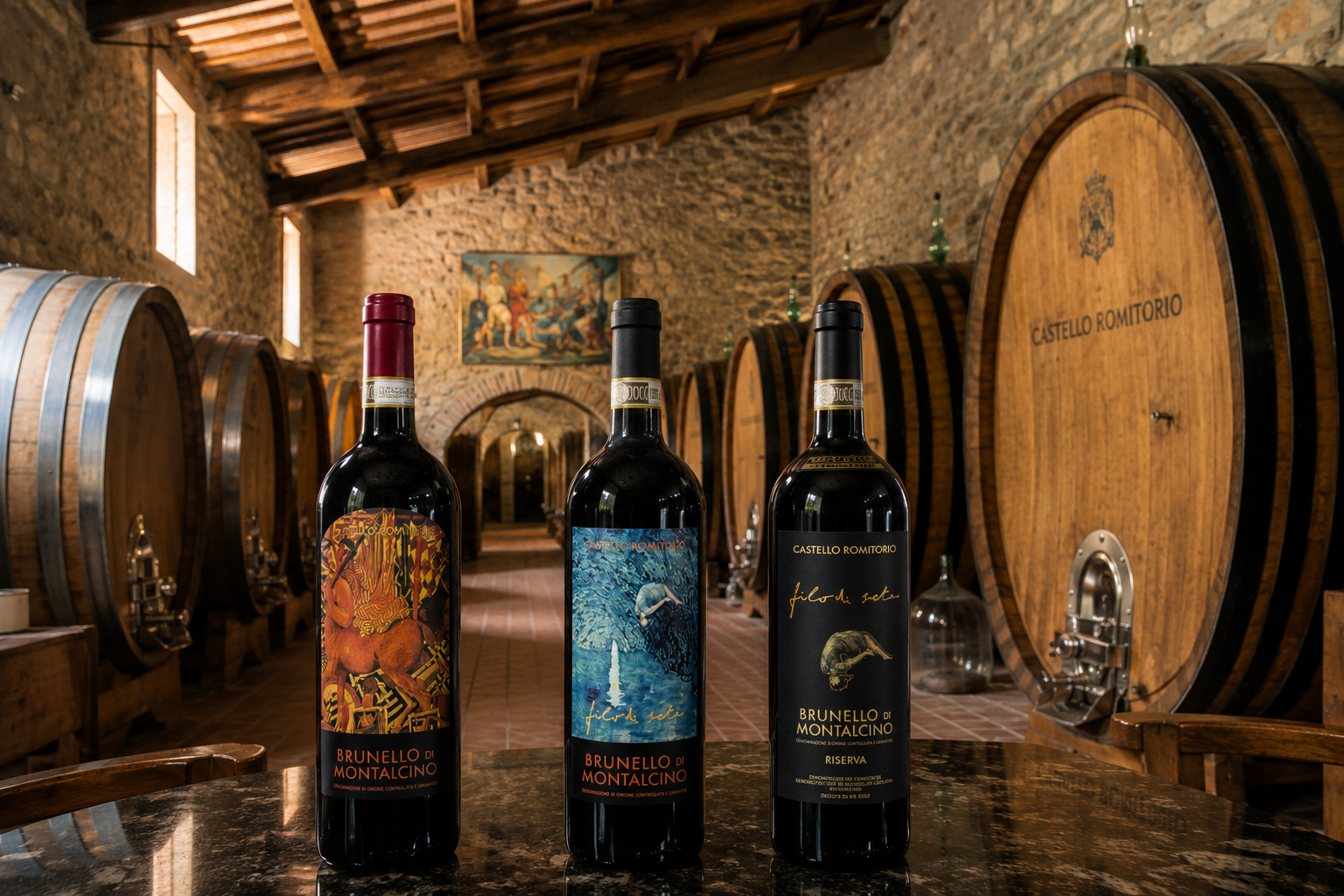 The Best of Montalcino: Discovering Tuscany’s Finest Wines with Castello Romitorio
